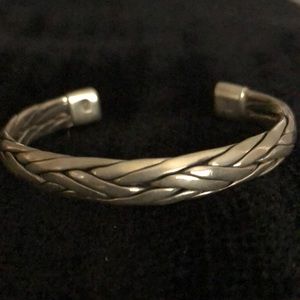 Sterling silver cuff bracelet